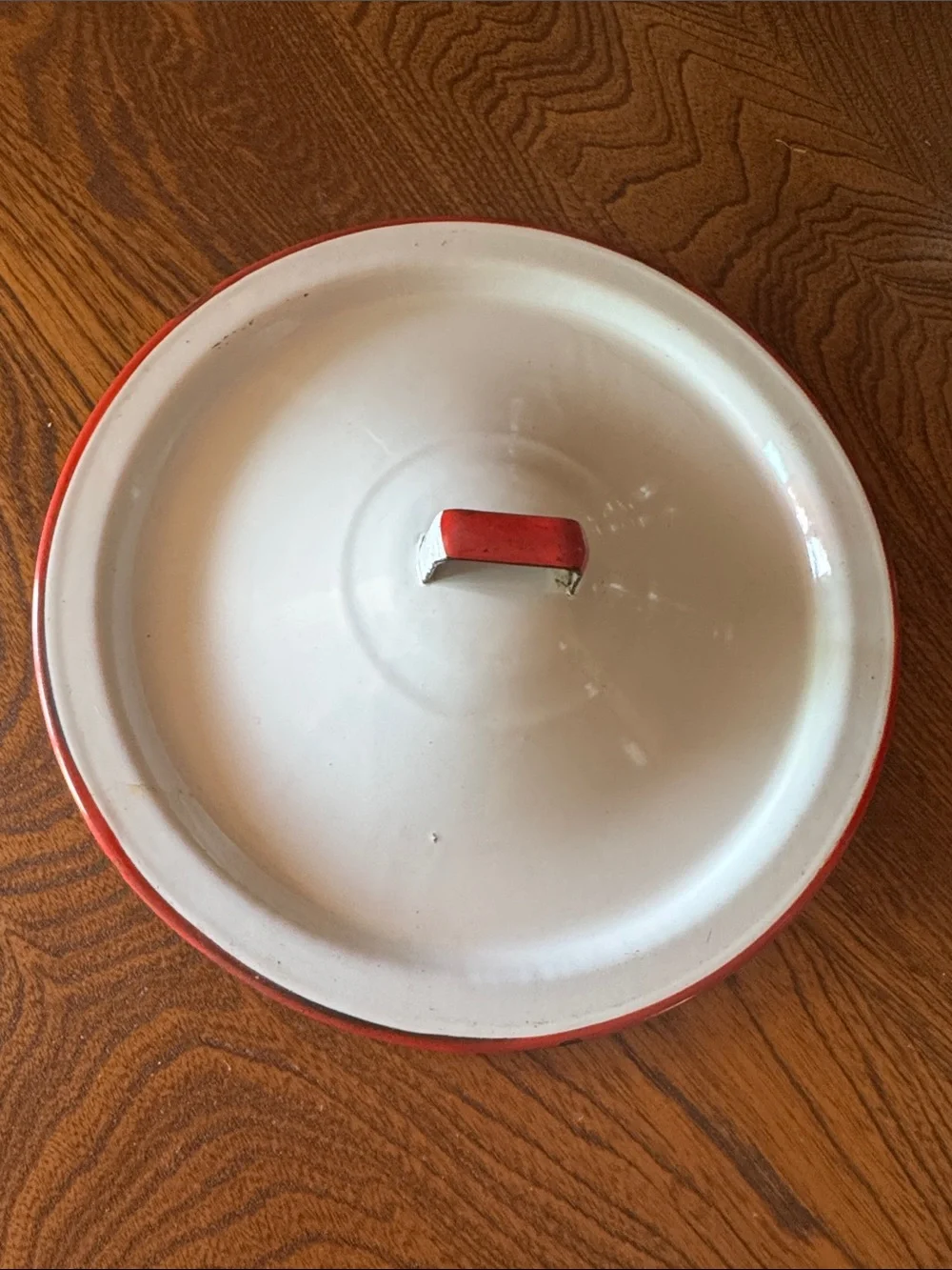 Enamelware Cookware Replacement Lid - primitive, farmhouse, country, mid century